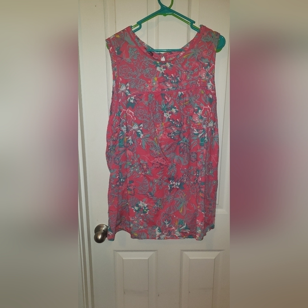 Jessica London Womens Pink Tank Top Size 22